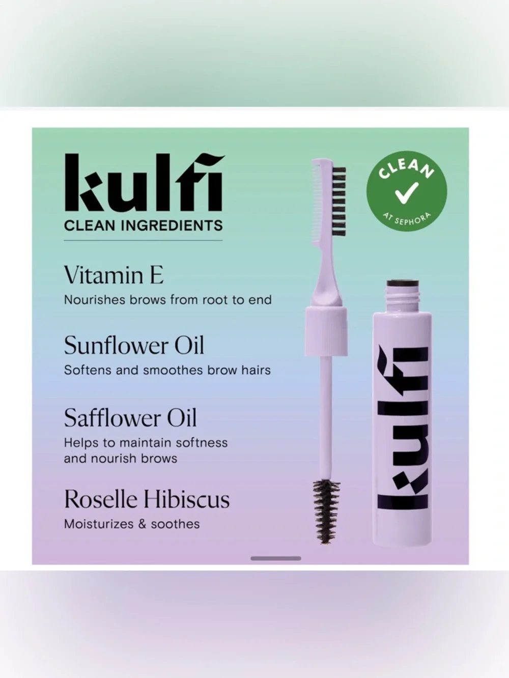 Kulfi Brow Gel & Wand Brow Groomer